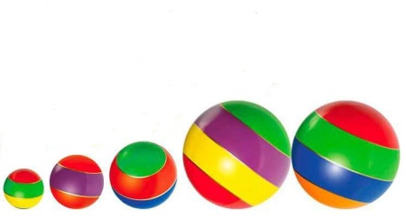 Купить Мячи резиновые (комплект из 5 мячей различного диаметра) в Макушине 
